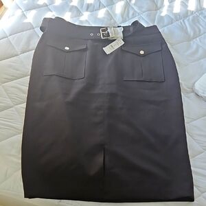 WHNM Black Skirt SZ 12